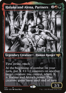 Halana and Alena, Partners (Showcase) (VOW-325) [Innistrad: Crimson Vow] Foil