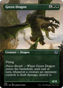 Green Dragon (Borderless) (AFR-295) (Borderless) [Adventures in the Forgotten Realms] Foil