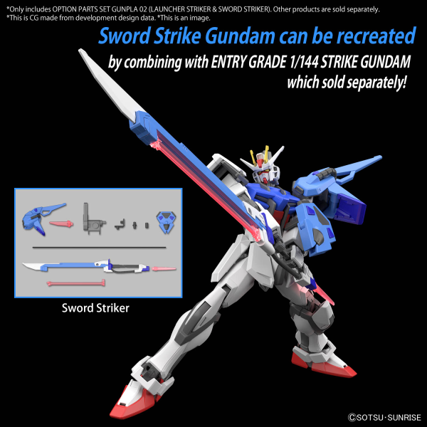 Gundam Option Parts: 02 Launcher Striker & Sword Striker