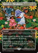 Swords to Plowshares (SLD-1627) (Borderless) [Secret Lair Drop]