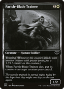 Parish-Blade Trainee (DBL-296) [Innistrad: Double Feature] Foil