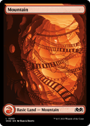 Mountain (WOE-265) [Wilds of Eldraine] Foil