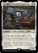 Yes Man, Personal Securitron (Surge Foil) (PIP-557) [Fallout] Foil