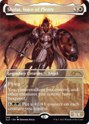 Shalai, Voice of Plenty (SLD-244) (Borderless) [Secret Lair Drop] Foil