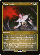 Fiery Justice (Foil Etched) (2X2-495) [Double Masters 2022] Foil