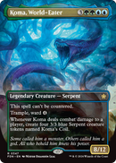 Koma, World-Eater (Borderless) (FDN-347) [Foundations] Foil