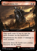 Blasphemous Act (Extended Art) (Surge Foil) (PIP-993) [Fallout] Foil
