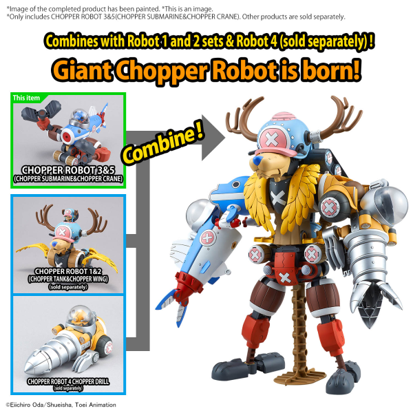 One Piece: Chopper Robot 3&5 (Submarine & Crane) [Feb 2025]