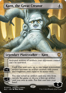 Karn, the Great Creator (Borderless) (BLC-073) [Bloomburrow Commander] Foil