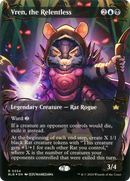 Vren, the Relentless (Borderless) (Raised Foil) (BLB-354) (Showcase) [Bloomburrow] Foil