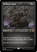 Demonic Tutor (Foil Etched) (CMM-509) [Commander Masters] Foil