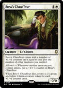 Boss's Chauffeur (BLC-137) [Bloomburrow Commander]