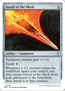 Sword of the Meek (White Border) (MB2-098) [Mystery Booster 2]