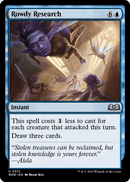 Rowdy Research (WOE-312) [Wilds of Eldraine] Foil