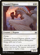 Trusted Pegasus (WAR-036) [War of the Spark] Foil