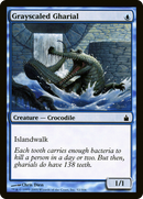 Grayscaled Gharial (RAV-052) [Ravnica: City of Guilds] Foil