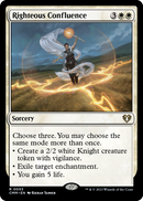 Righteous Confluence (CMM-053) [Commander Masters] Foil