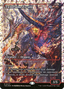Twinflame Tyrant (Showcase) (Fracture Foil) (FDN-437) [Foundations] Foil
