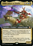 Sidar Jabari of Zhalfir (Extended Art) (MOC-097) [March of the Machine Commander] Foil