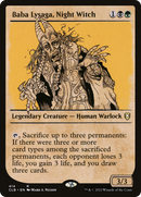 Baba Lysaga, Night Witch (Showcase) (CLB-414) [Commander Legends: Battle for Baldur's Gate] Foil
