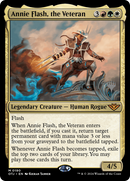 Annie Flash, the Veteran (PPOTJ-190) [Promo Pack: Outlaws of Thunder Junction Promos] Foil