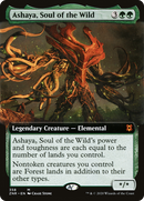Ashaya, Soul of the Wild (Extended Art) (ZNR-358) [Zendikar Rising] Foil