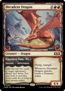 Decadent Dragon (Showcase) (WOE-287) [Wilds of Eldraine]