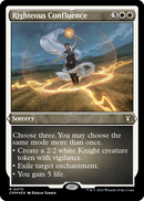 Righteous Confluence (Foil Etched) (CMM-470) [Commander Masters] Foil