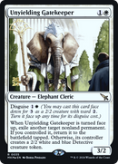 Unyielding Gatekeeper (PRE-035) [Murders at Karlov Manor Promos] Foil