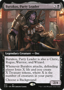 Burakos, Party Leader (Extended Art) (CLB-622) [Commander Legends: Battle for Baldur's Gate] Foil
