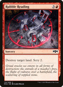 Rubble Reading (RNA-110) [Ravnica Allegiance]