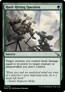 Hard-Hitting Question (MKM-164) [Murders at Karlov Manor] Foil