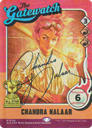 Chandra Nalaar (SLD-748) (Autographed) (Borderless) [Secret Lair Drop] Foil