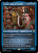 Azami, Lady of Scrolls (Foil Etched) (CMM-480) [Commander Masters] Foil