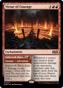 Virtue of Courage (WOE-157) [Wilds of Eldraine]