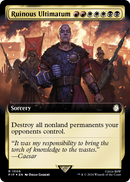 Ruinous Ultimatum (Extended Art) (Surge Foil) (PIP-1006) [Fallout] Foil