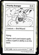 Priority Avenger (No PW Symbol) (CMB1-009) [Mystery Booster Playtest Cards 2021]