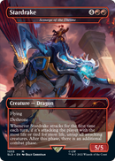Stardrake - Scourge of the Throne (Borderless) (SLD-1033) (Borderless) [Secret Lair Drop] Foil