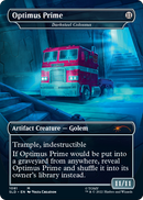 Optimus Prime - Darksteel Colossus (SLD-1081) (Borderless) [Secret Lair Drop] Foil