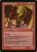 Shivan Dragon (Retro Frame) (DMR-329) [Dominaria Remastered] Foil