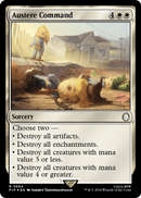 Austere Command (Surge Foil) (PIP-684) [Fallout] Foil