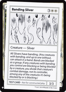 Banding Sliver (CMB1-002) [Mystery Booster Playtest Cards 2019]