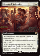 Renewed Solidarity (Extended Art) (DRC-023) [Commander: Aetherdrift]