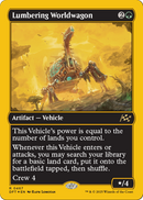 Lumbering Worldwagon (First-Place Foil) (DFT-467) [Aetherdrift] Foil