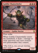 Goblin Chainwhirler (DOM-129) [Dominaria] Foil