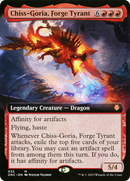 Chiss-Goria, Forge Tyrant (Extended Art) (ONC-035) [Phyrexia: All Will Be One Commander]