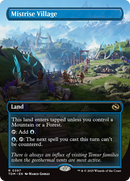 Mistrise Village (Borderless) (TDM-397) [Tarkir: Dragonstorm] Foil