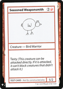 Seasoned Weaponsmith (CMB1-063) [Mystery Booster Playtest Cards 2019]