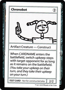 Chronobot (No PW Symbol) (CMB1-105) [Mystery Booster Playtest Cards 2021]