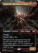 Valgavoth, Harrower of Souls (Borderless) (DSC-006) [Duskmourn: House of Horror Commander] Foil